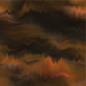 Preview: Baumwoll Jersey Nordlichter in Terrakotta-Erd Tönen